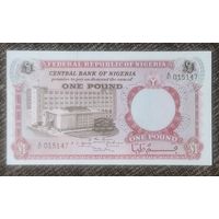 1 фунт 1967 года - Нигерия - UNC