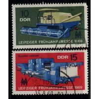 ГДР 1969 Mi# 1448-1449 Гашеная (DDR03)
