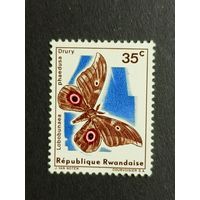 Руанда 1966. Бабочки