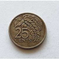Тринидад и Тобаго 25 центов, 1976