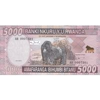 Руанда 5000 франков образца 2014 года UNC p41