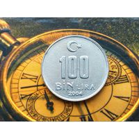 Турция. 100000 лир (100 bin lira) 2004.