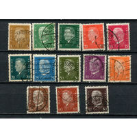 Рейх - 1928 - Президенты Германии - [Mi. 410-422] - полная серия - 13 марок. Гашеные.  (Лот 101AX)