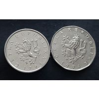 1 и 2 кроны 1994 Чехия