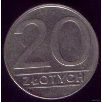 20 Злотых 1989 год Польша