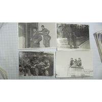 Четыре армейских фото конца 1980-х/1 с рубля.