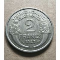 РАСПРОДАЖА - 2 франка 1947г. Франция