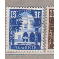 Французские колонии Французский Алжир 1954 год лот 16 Внутренний двор музея Бардо архитектура
