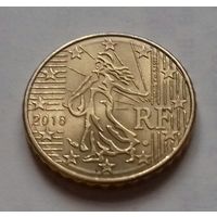 10 евроцентов, Франция 2018 г., АU