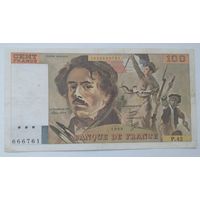 Франция 100 франков 1980 года.VF(2)