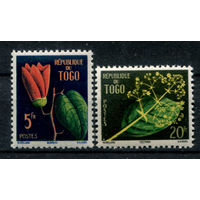 Того - 1959г. - цветы - 2 марки - полная серия, MNH [Mi 266-267]. Без МЦ!