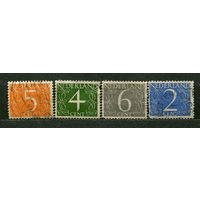 Стандартный выпуск. Нидерланды. 1946. Серия 4 марки