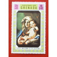 Гренада. Рождество. ( 1 марка ) 1970 года. 8-12.