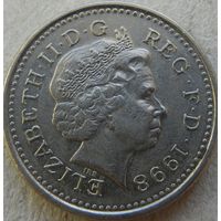 Великобритания 5 пенсов 1998