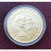 Серебро 0.925! Польша 10 злотых, 2005 Смерть Папы Иоанна Павела II