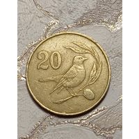 Кипр 20 центов 1983 года