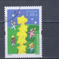 [1949] Польша 2000. Европа.EUROPA. Одиночный выпуск. Гашеная марка.