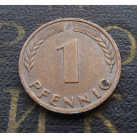 1 пфенниг 1950 (F) Германия ФРГ #14