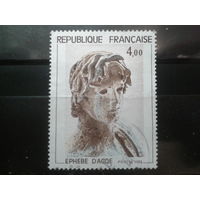 Франция 1982 голова статуи