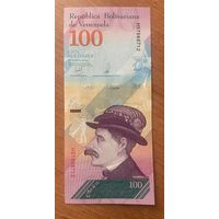 Банкнота ВЕНЕСУЭЛА 100 БОЛИВАР 2018 ГОД