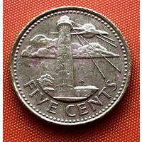 107-25 Барбадос, 5 центов 1999 г.