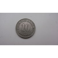 10 пфеннигов 1908 J