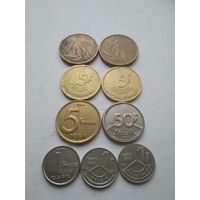 Монеты Бельгии.