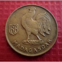 Французский Мадагаскар 1 франк 1943 г. #40318
