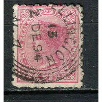 Новая Зеландия - 1882/1885 - Королева Виктория 1Р - [Mi.54 D] - 1 марка. Гашеная.  (LOT EZ24)-T10P20