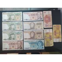 Банкноты Польши и Латвии Цена за все