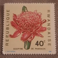 Руанда 1968. Флора. Цветы. Sceptre de Pharaon