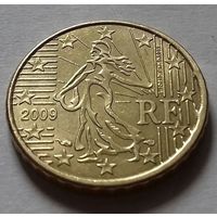 10 евроцентов, Франция 2009 г., AU