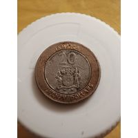 Ямайка 20 долларов 2001 год