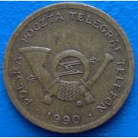 Жетон Польша почта телеграф телефон 1990 с отметкой монетного двора. Возможен обмен