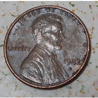 США 1 цент, 1982 Lincoln Cent  "D" - Денвер (11-4-11)