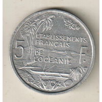 Французская Океания 5 франк 1952