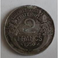 Франция 2 франка, 1950 Без отметки монетного двора (3-13-187)