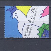 [2191] Польша 2008. День почты. Одиночный выпуск. Гашеная марка.