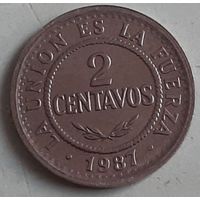 Боливия 2 сентаво, 1987 (4-14-75(в))