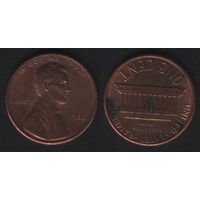 США km201b 1 цент 1986 год (-) (f0