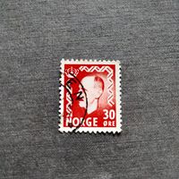 Марка Норвегия 1950 год Король