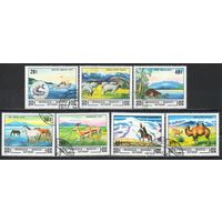 Фауна Монголия 1982 год серия из 7 марок