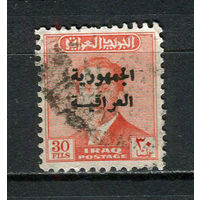 Ирак - 1958/1959 - Король Фейсал II 30F с надпечаткой. - [Mi.239] - 1 марка. Гашеная.  (LOT AP22)