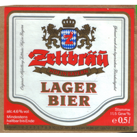 Этикетка пива Lager beer Германия Ф527