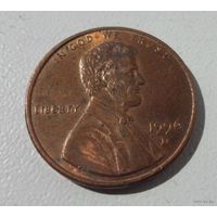 1 цент США 1996 (D) г.в.