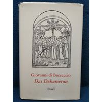 Giovanni di Boccaccio Das Decameron // Джованни  Боккаччо Декамерон // Книга на немецком языке