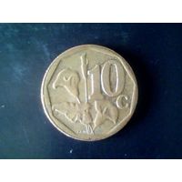 Монеты.Африка.ЮАР 10 Центов 2012.