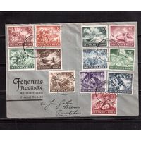 Германия-1943, Конверт, Война, Вермахт, Все марки