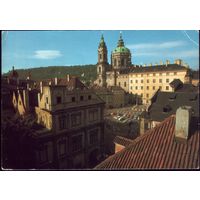 Чехословакия Прага Вид на Малоостранскую площадь