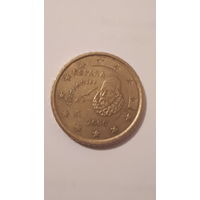 50 евро центов Испания  2000